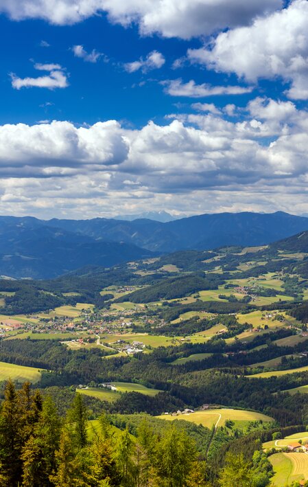 View from Schöckl mountain | © TV Erlebnisregion Graz | Harry Schiffer