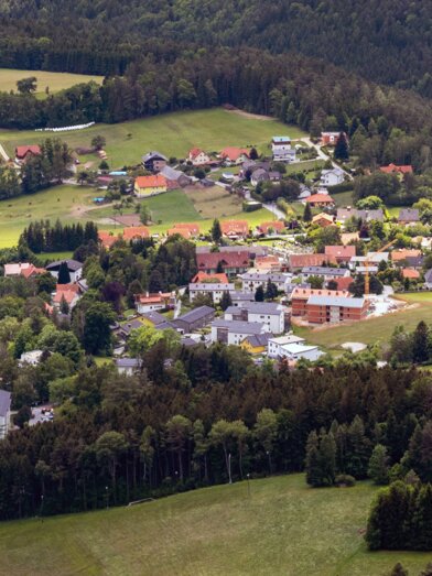 Blick vom Schöckl auf St. Radegund | © TV Region Graz | Harry Schiffer