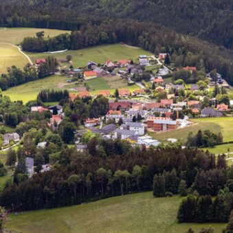 View onto St. Radegund from the Schöckl | © actline.at | Harry Schiffer