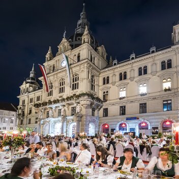 Lange Tafel | © Graz Tourismus | Werner Krug