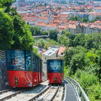 Schlossberg Bahn | © Graz Tourismus | Harry Schiffer