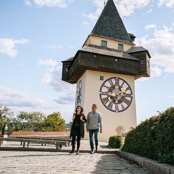 Beim Uhrturm am Schlossberg | © Graz Tourismus