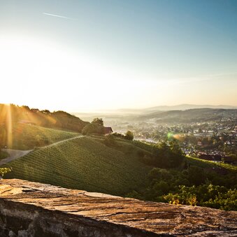 Abendstimmung auf der Burg Deutschlandsberg | © TVB Südsteiermark | Lupi Spuma
