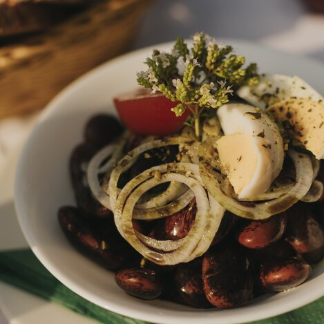 Steirischer Käferbohnensalat | © TV Südsteiermark | Lupi Spuma