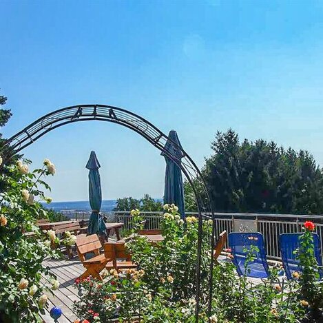 Terrasse des Gästehaus Klampfer | © Gästehaus Klampfer | Kapeller