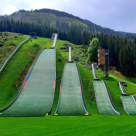 NAZ Sprungschanze Sommer | © NAZ Eisenerz | bigwall productions