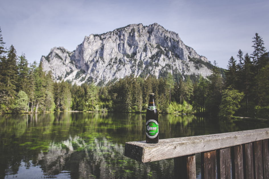 Gösser beer at Grüner See | © Brau Union Österreich AG | Brau Union Österreich AG