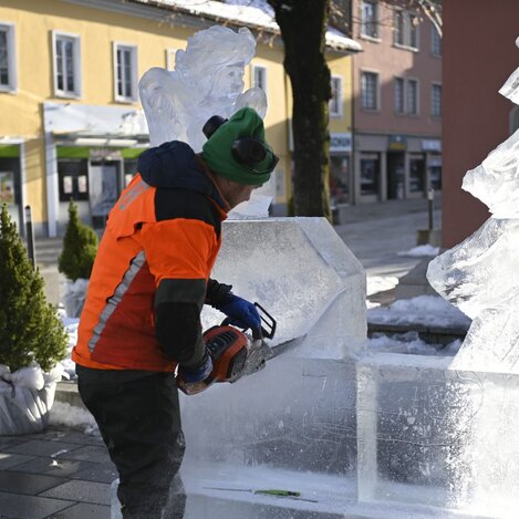 Eisschnitzen in Knittelfeld | © Tourismus Murtal-Anita Fössl | Anita Fössl Fotografie