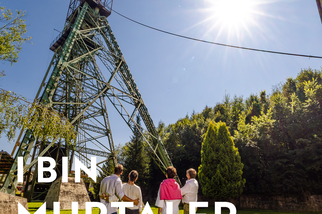 I am a Murtaler - winding tower Fohnsdorf | © Erlebnisregion Murtal; Helmut Strasser |  Wolfgang Spekner