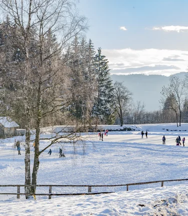 Ice skating Weiermoarteich | © Anita Fössl  | TV Murtal