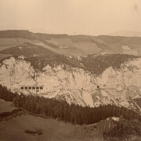Weinzettelwand 1870 | © SÜDBAHN Museum