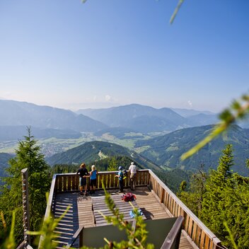 Aussichtsplattform Bürgeralm | © TV Hochsteiermark | Tom Lamm