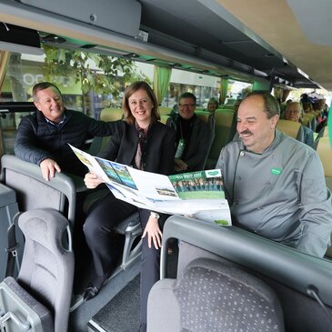 Landesrätin Barbara Eibinger-Miedl, Kulinarium Steiermark-Botschafter Johann Lafer und Erich Neuhold, GF Steiermark Tourismus | © Steiermark Tourismus