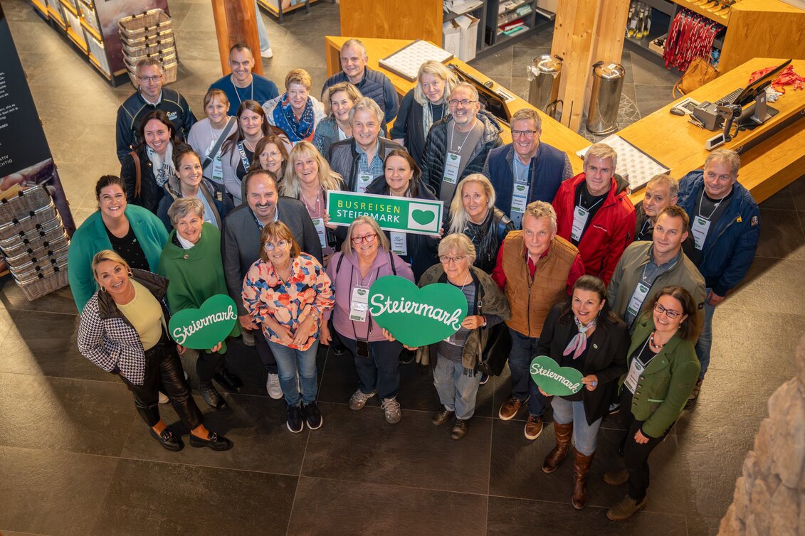 Teilnehmer der Inforeise 2023 lernen die Steiermark kennen | © Busreisen Steiermark | Jaden Gynes | © Busreisen Steiermark