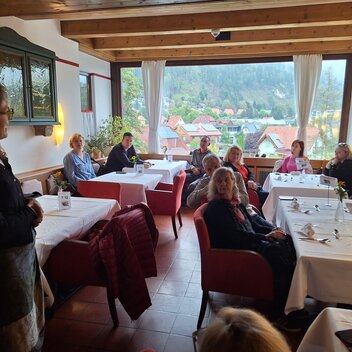 Herzliche Begrüßung durch Dagmar Lercher | B. Friedinger | © Gruppenreisen Steiermark