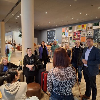 Gespräch mit Stefan Willensdorfer im IntercityHotel Graz | B. Friedinger | © Gruppenreisen Steiermark