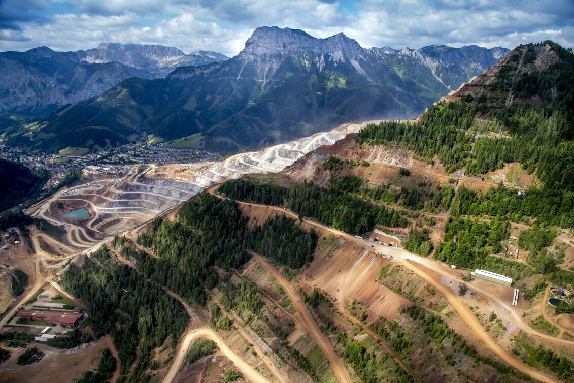 Erzbergspitze und Pfaffenstein | © VA Erzberg | August Zöbl | © VA Erzberg