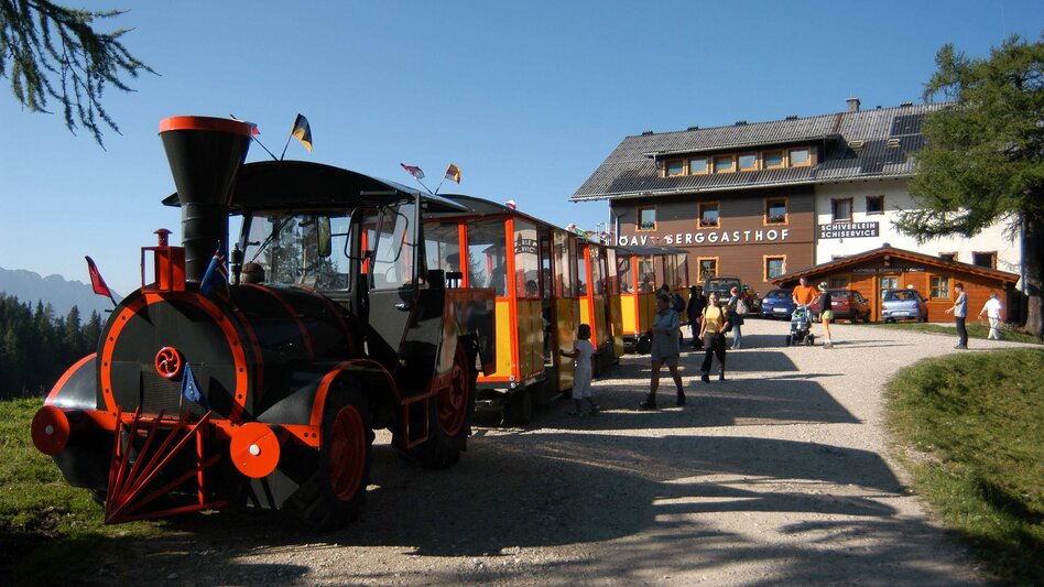Bummelzugfahrt mit dem Hüttenwirt | © Klaus Hüttner