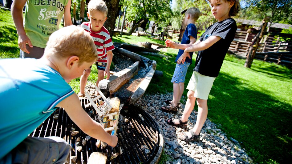 Wasserspielplatz Holzmuseum | © Holzwelt Murau