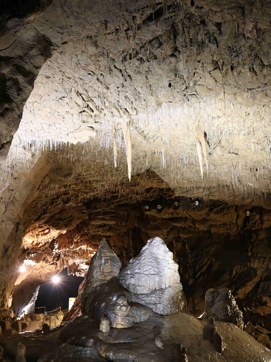 Drei Zinnen in der Grotte | Mario Hauptmann | © Lurgrotte Peggau