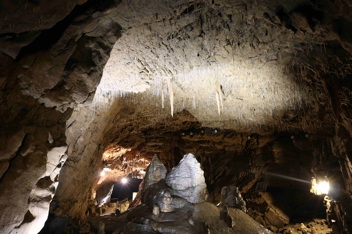 Drei Zinnen in der Grotte | © Lurgrotte Peggau | Mario Hauptmann | © Lurgrotte Peggau
