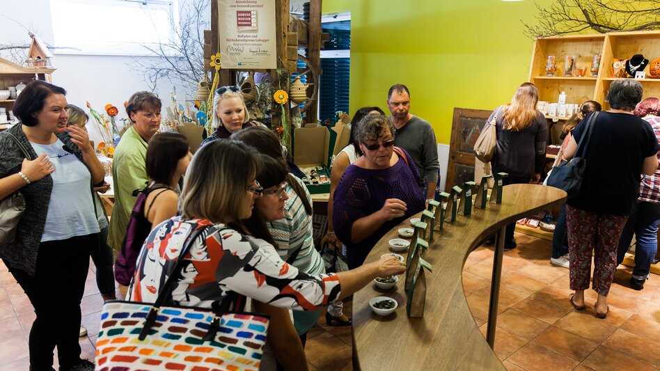 Verkostung von Kürbiskernprodukten | © Busreisen Steiermark