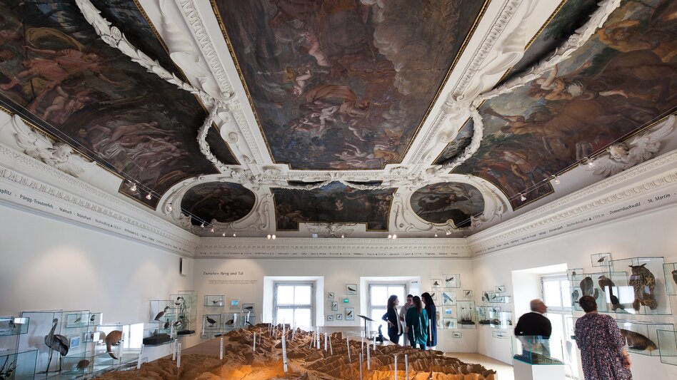 Dauerausstellung im Landschaftsmuseum Schloss Trautenfels | © UMJ - Schloss Trautenfels