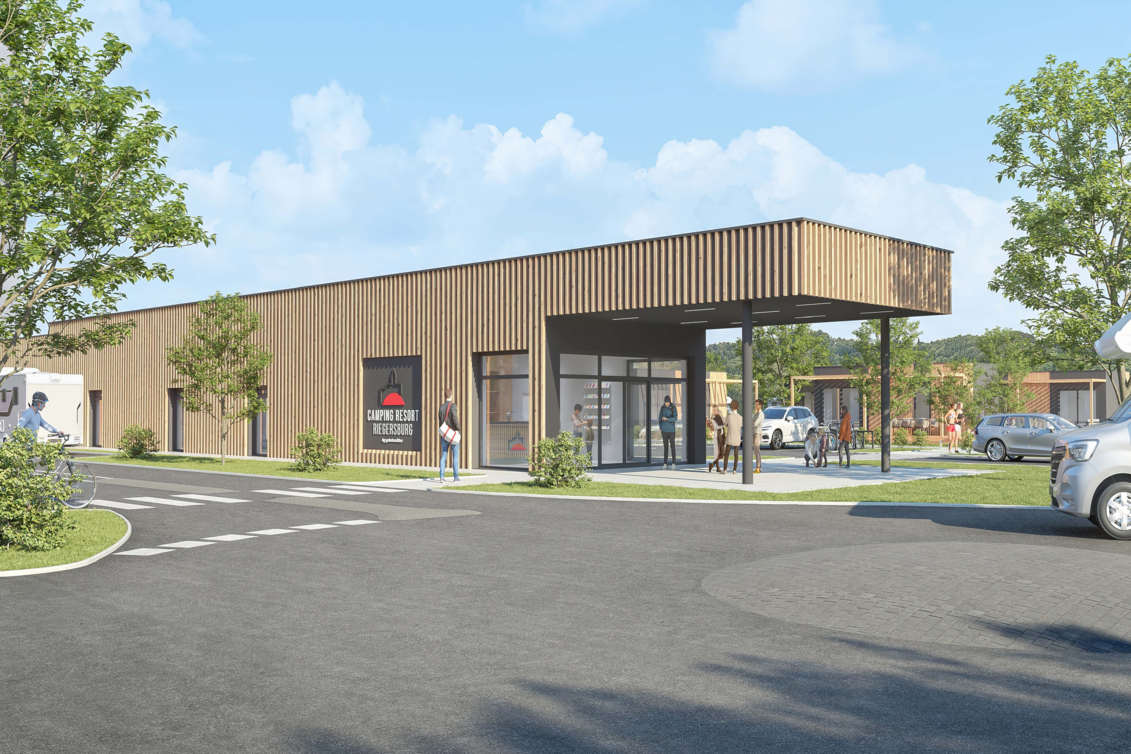 Eröffnung des neuen Camping Resorts im März 2024 | © Gebetsroither International GmbH, Rendering | © Gebetsroither International GmbH, Rendering