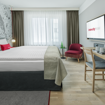 Doppelzimmer | Hugo Model | © IntercityHotel Graz