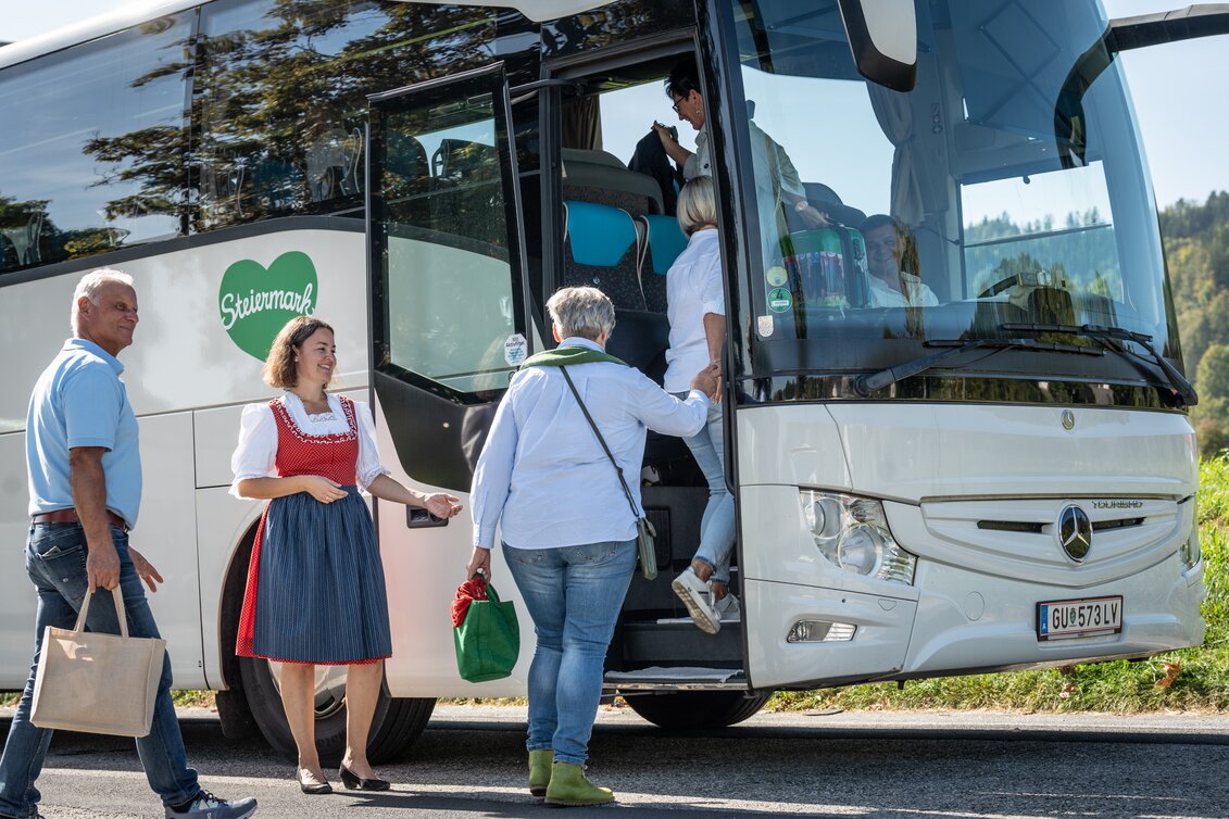 Einsteigen bitte! | © Busreisen Steiermark | Jesse Streibl | © Busreisen Steiermark