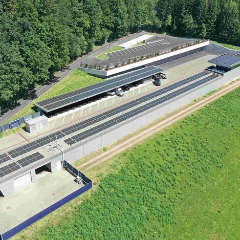 Photovoltaik-Anlage am Gelände | © Red Bull Ring 