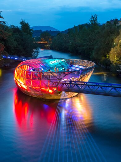 Graz Murinsel | Harry Schiffer | © Graz Tourismus