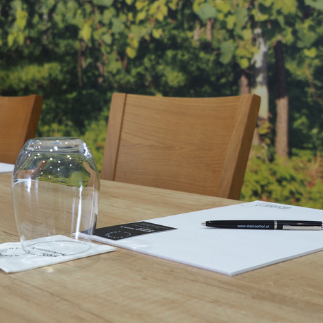 Stainzerhof Raum Schlossweingarten Seminardetail | © Stainzerhof