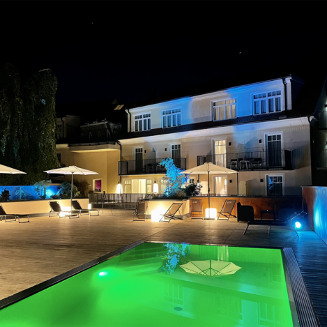 Pool bei Nacht | © Stainzerhof Renate Pein | © Stainzerhof Renate Pein