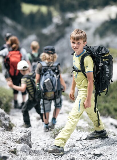 Kinder wandern im Nationalpark Gesäuse | Stefan Leitner | © Nationalpark Gesäuse