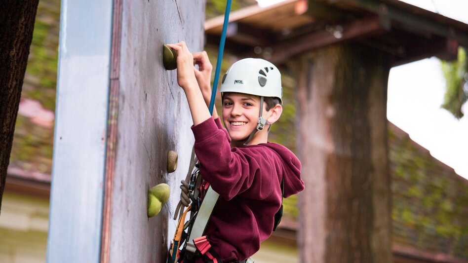 Klettern beim Bildungshaus Retzhof