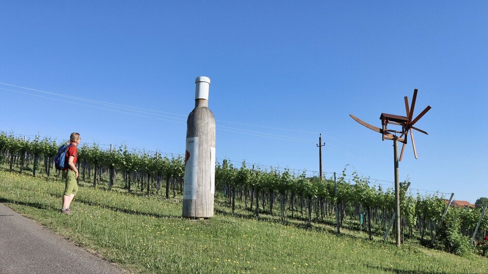 Hiking route Traminerweg, Klöch, 2nd section, "Around the Hochwarth". (Traminerweg, Klöch, 2. Abschnitt, "Rund um den Hochwarth" ) - Touren-Impression #2.2 | © Thermen- & Vulkanland