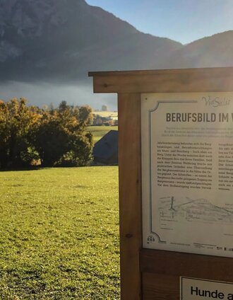 Via Salis Infotafel | Salzwelten