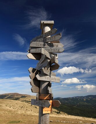 Orientierungshilfe auf der Pretul | Harry Schiffer | © Steiermark Tourismus/Harry Schiffer