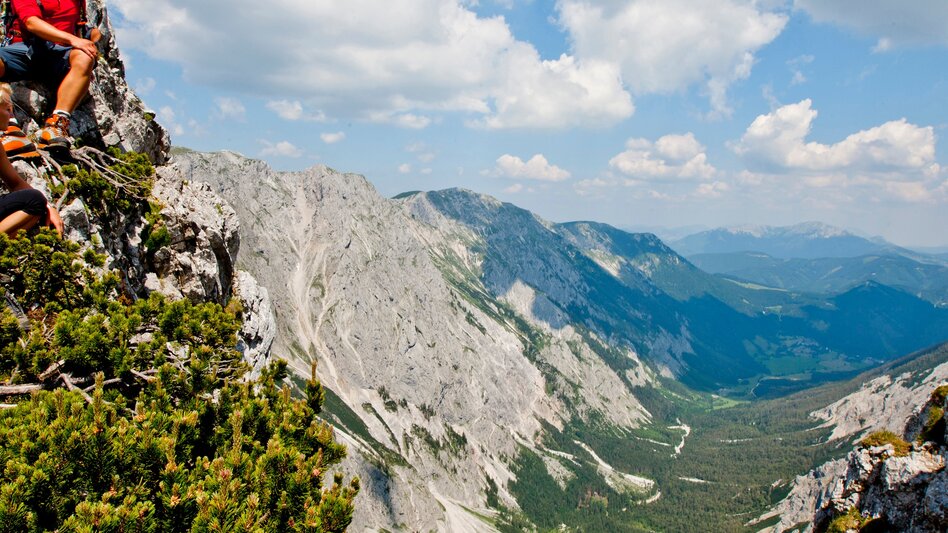 Wanderung Etappe 15 Vom Gletscher zum Wein Nordroute Hochschwab Schiestlhaus - Seewiesen - Touren-Impression #2.1 | © Steiermark Tourismus/Tom Lamm