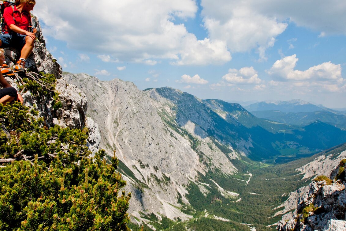 Wanderung Etappe 15 Vom Gletscher zum Wein Nordroute Hochschwab Schiestlhaus - Seewiesen - Touren-Impression #1 | © Steiermark Tourismus/Tom Lamm