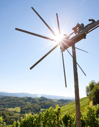 Der Klapotetz als Wächter übers Weinland | Harald Eisenberger | © (c) Vino Cool/Harald Eisenberger