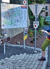 Übersichtstafel am Ausgangspunkt | © Thermen- & Vulkanland | Weges OG | © Thermen- & Vulkanland