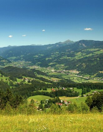 Blick ins Ennstal | Tourismusverband Schladming-Dachstein | © Erlebnisregion Schladming-Dachstein