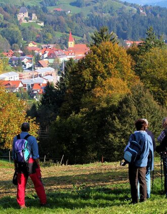 Wanderer im Herbst | Robert Cescutti | © TVB Ligist