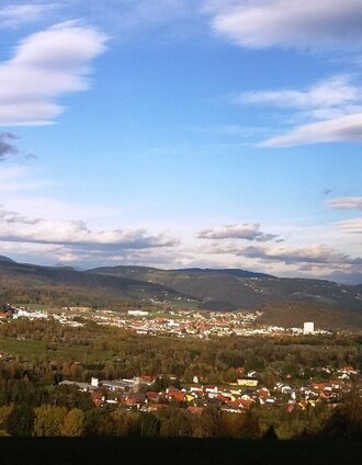 Blick auf Köflach: Nähe Schusterbauer | TV Lipizzanerheimat_EU | © Region Graz