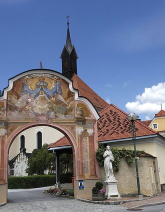 Almhausweg: Startpunkt bei der Wallfahrtskirche | Enrico Caracciolo | © Region Graz