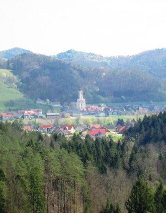 Blick auf St. Johann i. S. | Gemeinde St. Johann i. S. | © Südsteiermark