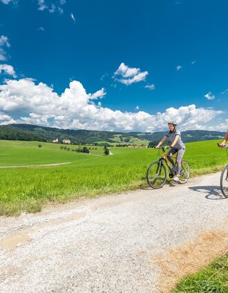 Piberer Hügellandschaft_Radfahren | Die Abbilderei | © Region Graz