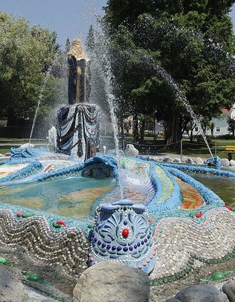 Mosesbrunnen im Stadtpark Bärnbach | Enrico Caracciolo | © TV Lipizzanerheimat
